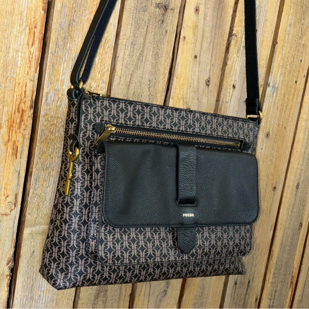 Fossil Canvas Coated Shoulder Bag - image 4